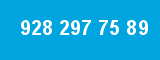 928 297 75 89 928 297 75 89
